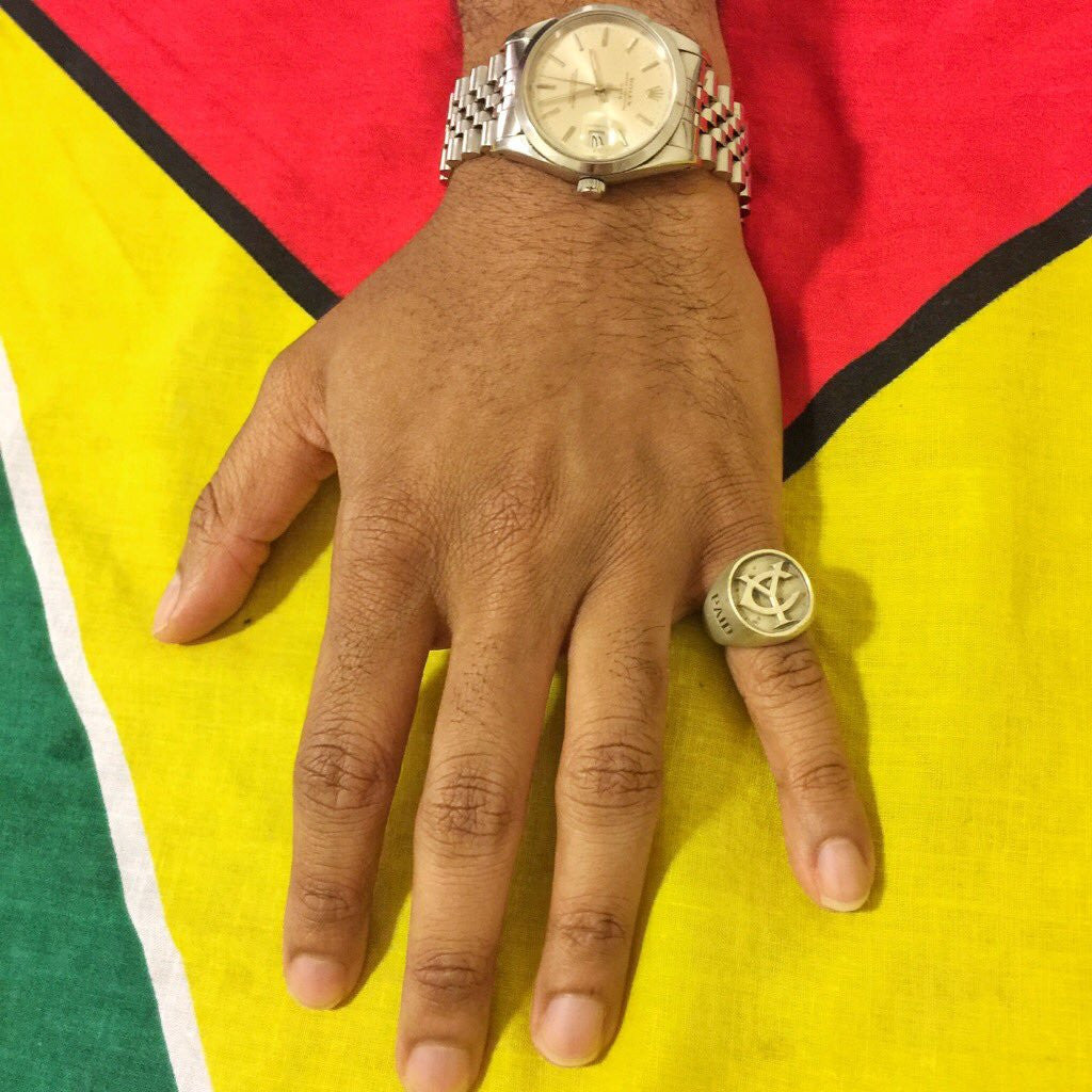 Yung Costanza's Custom Silver Signet Ring